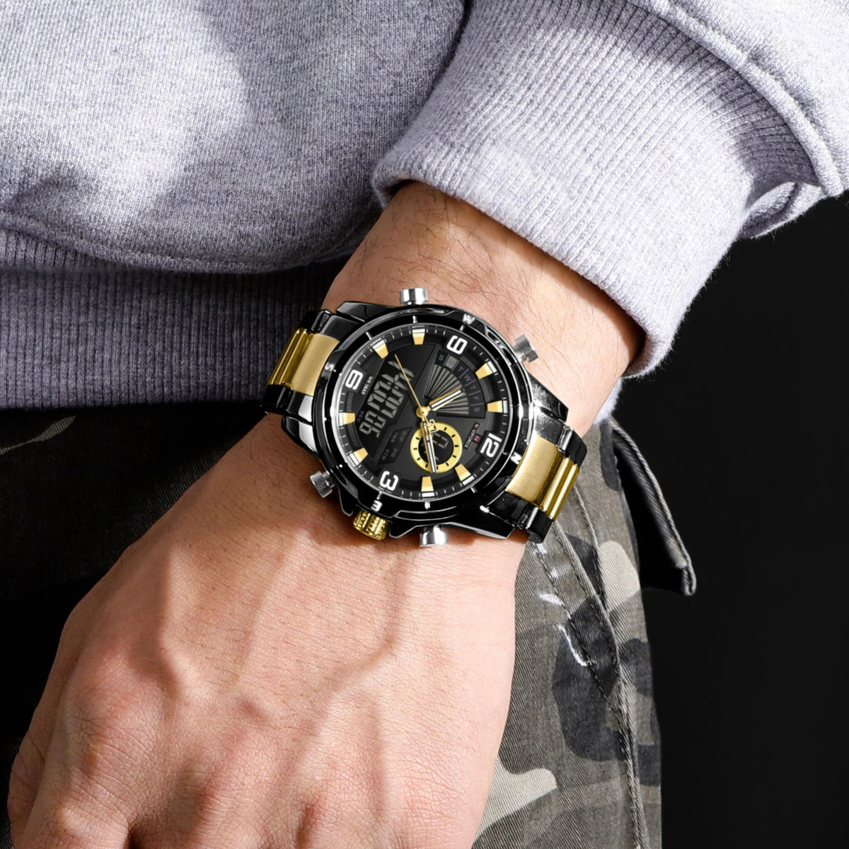 Relógio Naviforce Cavalier Gold NF9257