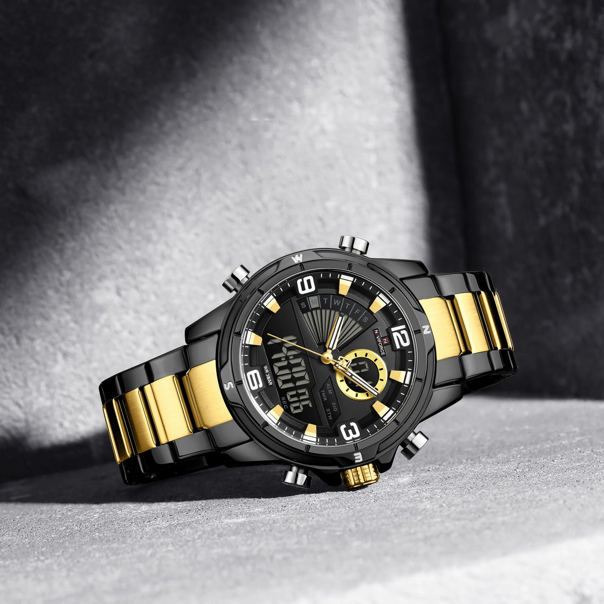 Relógio Naviforce Cavalier Gold NF9257
