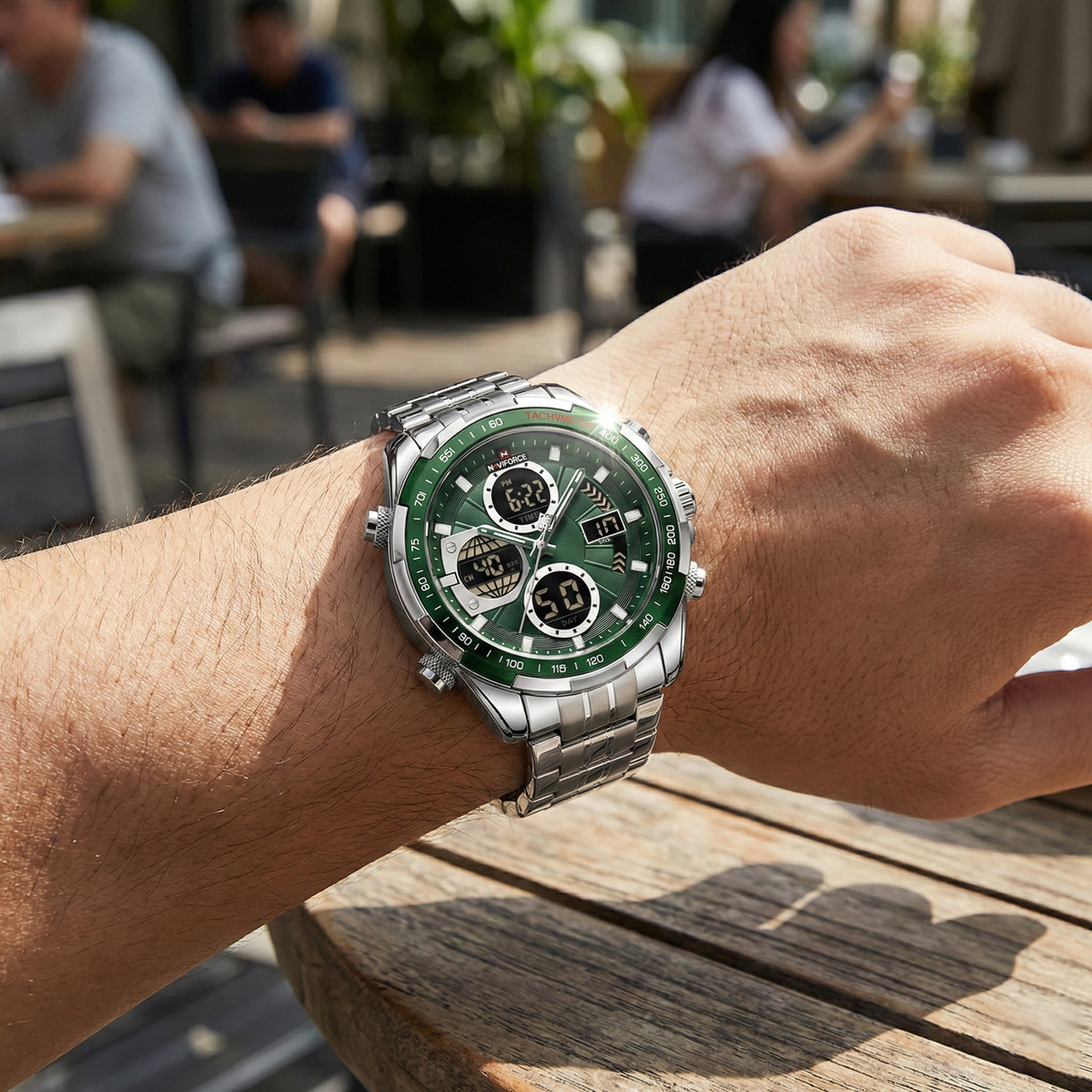 Relógio Naviforce Militar Esportivo Vanguard Noble NF9197