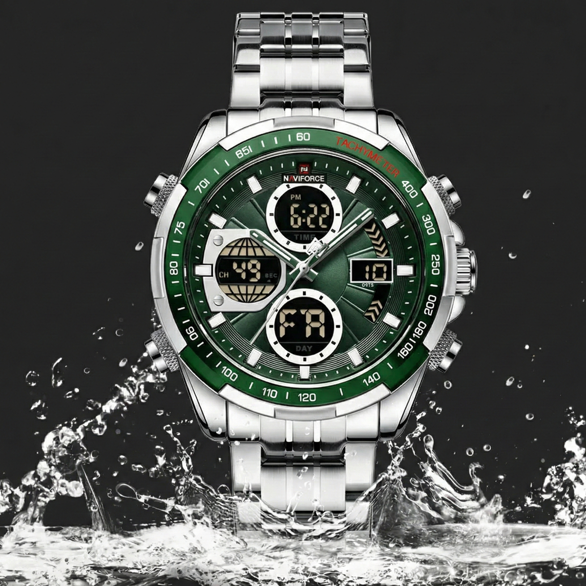 Relógio Naviforce Militar Esportivo Vanguard Noble NF9197