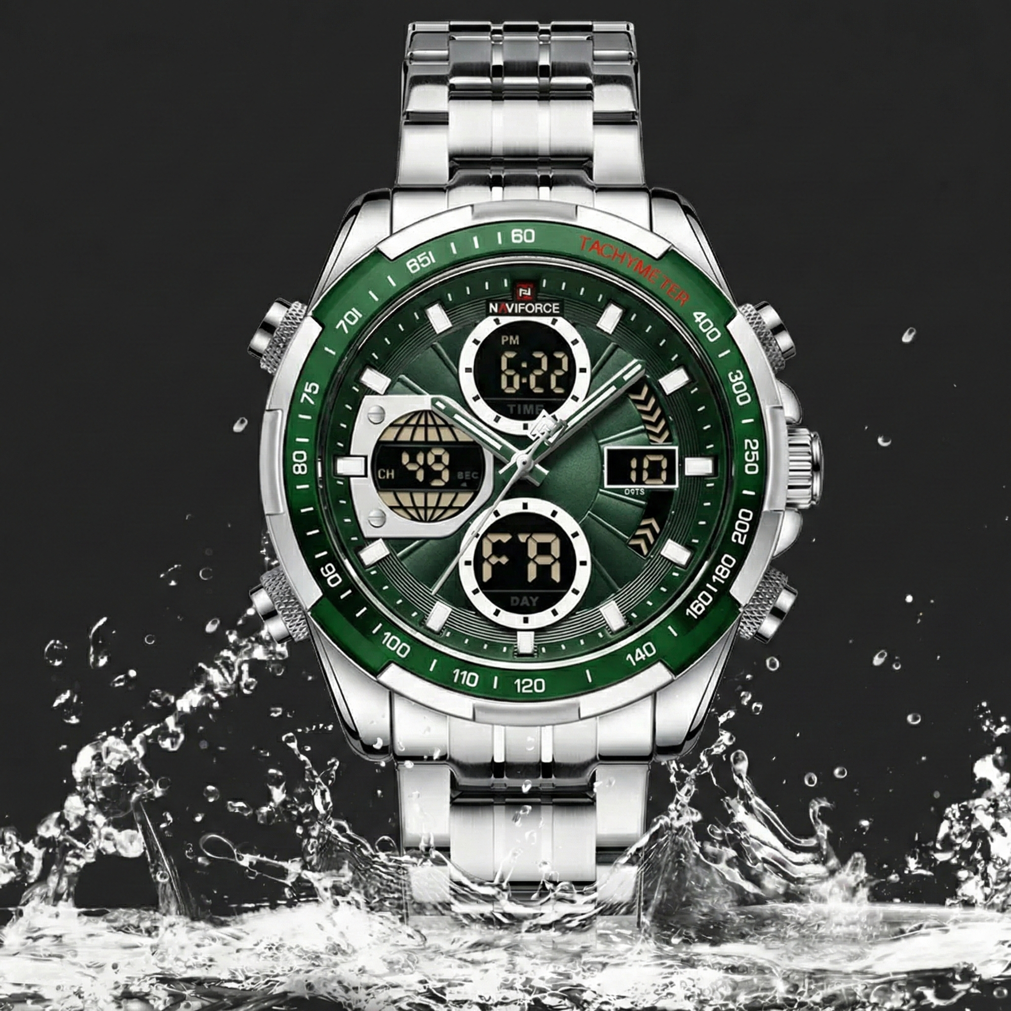 Relógio Naviforce Militar Esportivo Vanguard Noble NF9197