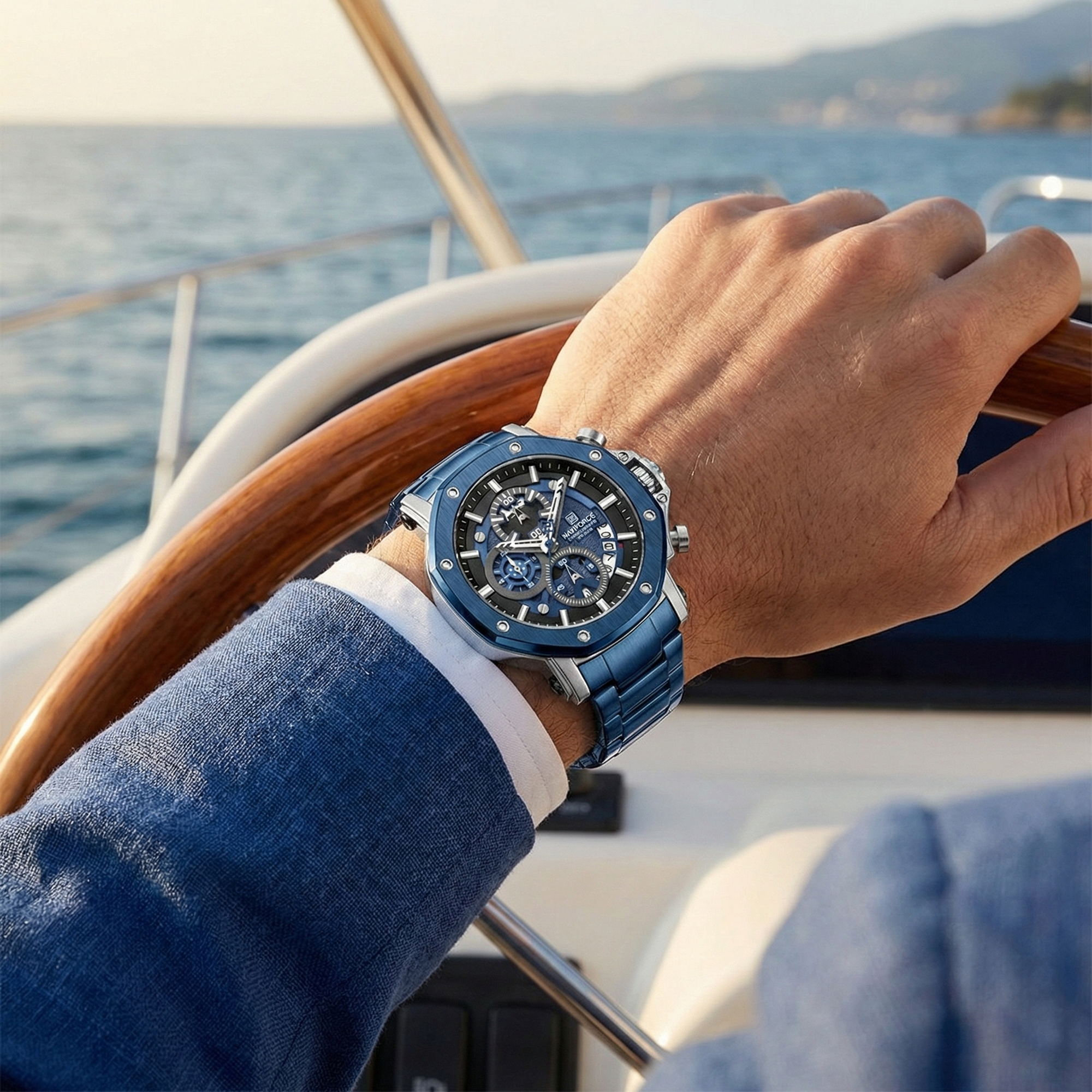 Relógio Naviforce Phantom Apex NF8065 - Movimento Quartzo