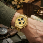Relógio Naviforce Militar Esportivo Vanguard Gold NF9197
