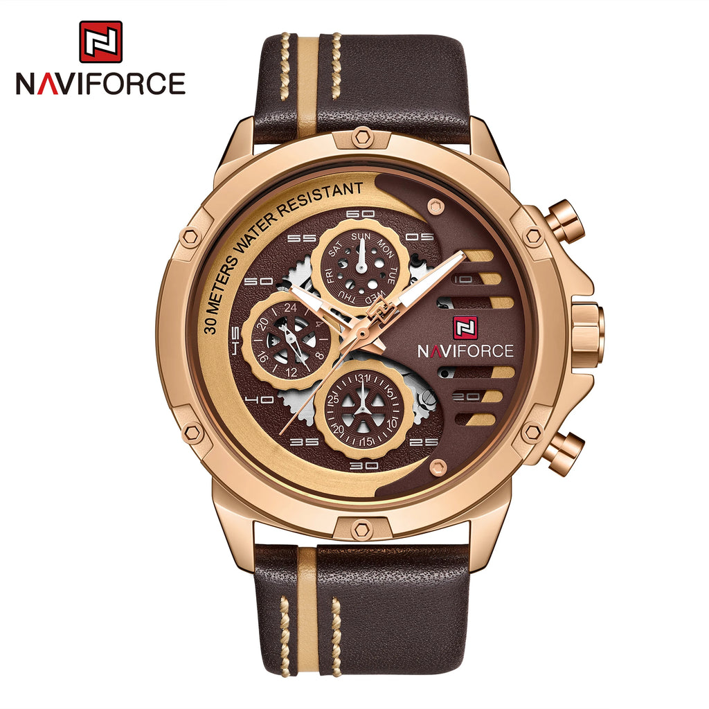 Relógio Naviforce Couro Premium NF9110