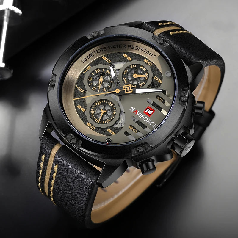 Relógio Naviforce Couro Premium NF9110