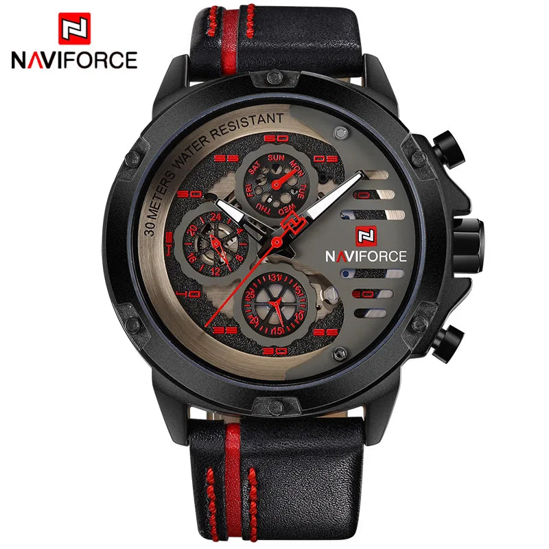 Relógio Naviforce Couro Premium NF9110