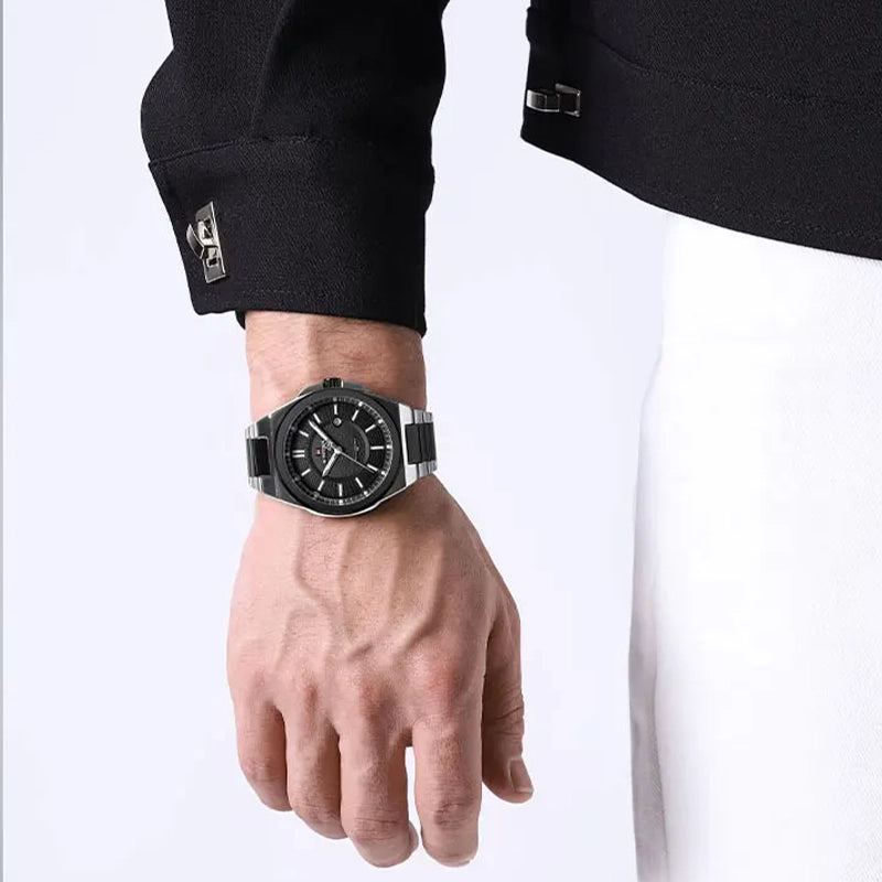Relógio Casual Masculino Naviforce Just Black