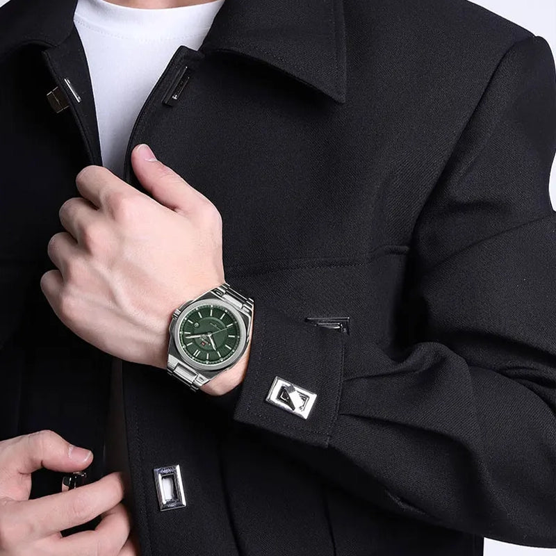 Relógio Casual Masculino Naviforce Just Dark Green
