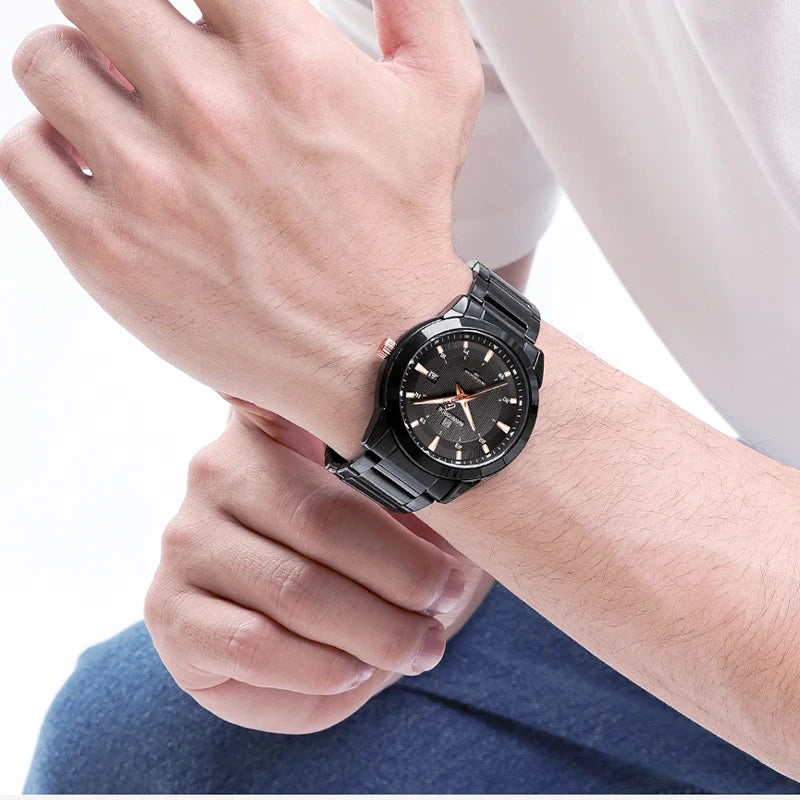 Relógio Masculino Casual Naviforce Select Black