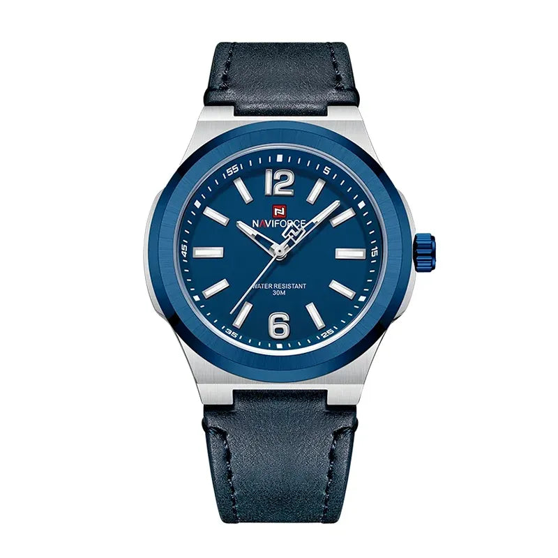 Relógio Casual Masculino Naviforce Basic Blue