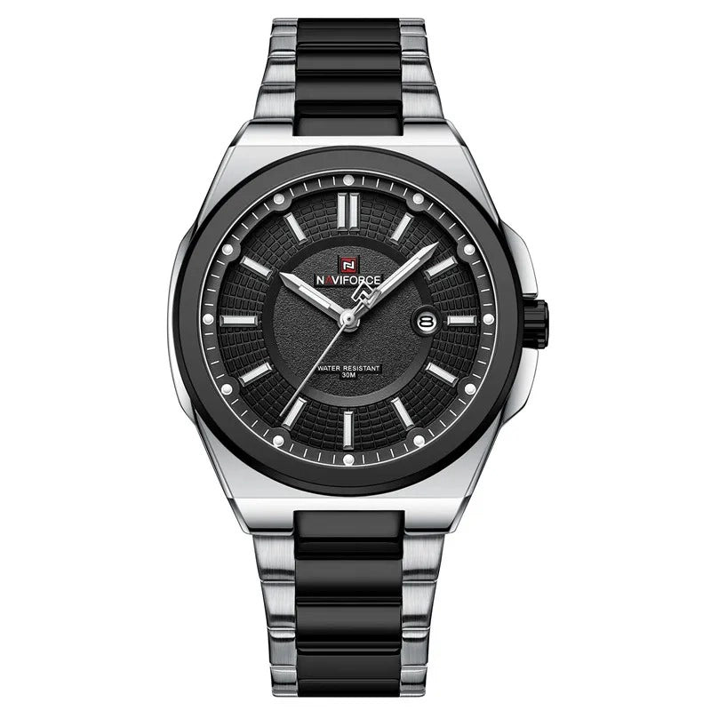 Relógio Casual Masculino Naviforce Just Black