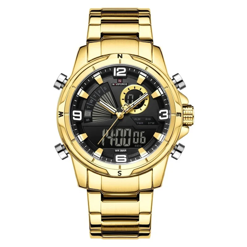 Relógio Naviforce Cavalier Gold NF9257