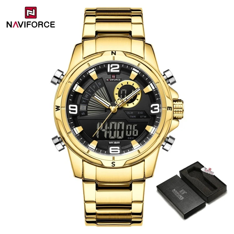 Relógio Naviforce Cavalier Gold NF9257