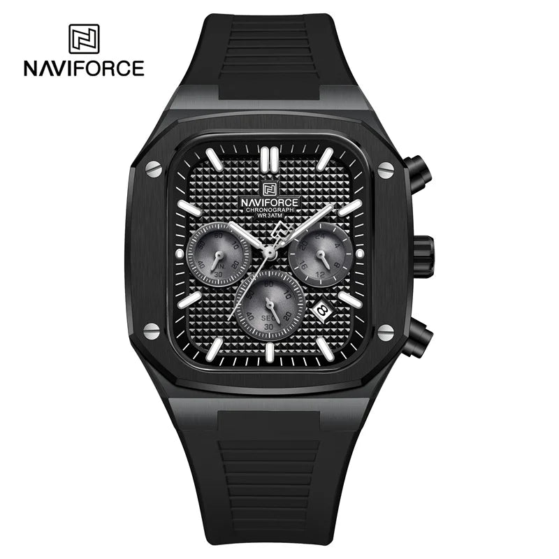 Relógio Naviforce Gold Square NF8037