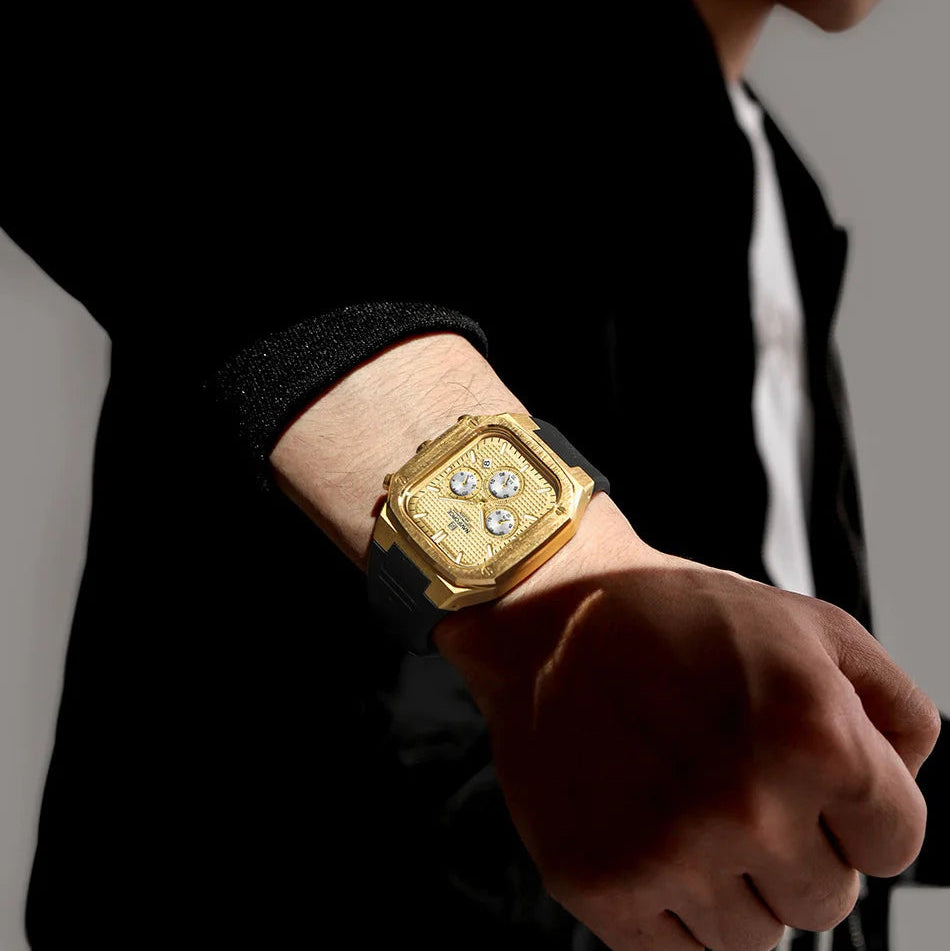 Relógio Naviforce Gold Square NF8037