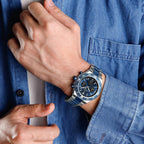 Relógio Naviforce Maverick NF8049 - Cronógrafo Aço Moderno