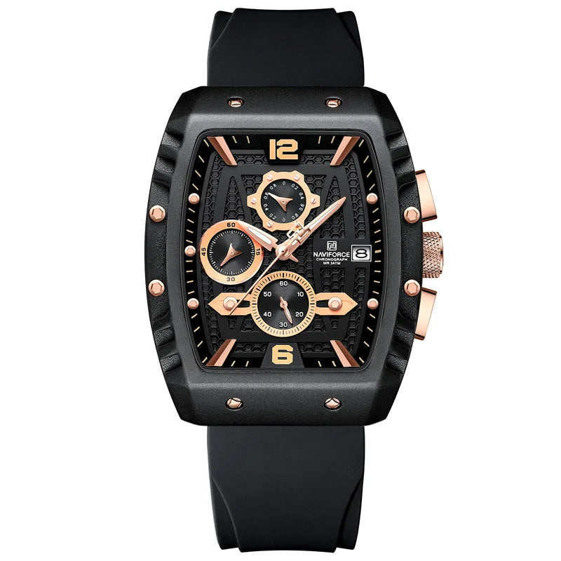 Relógio Naviforce Militar Tonneau NF8025