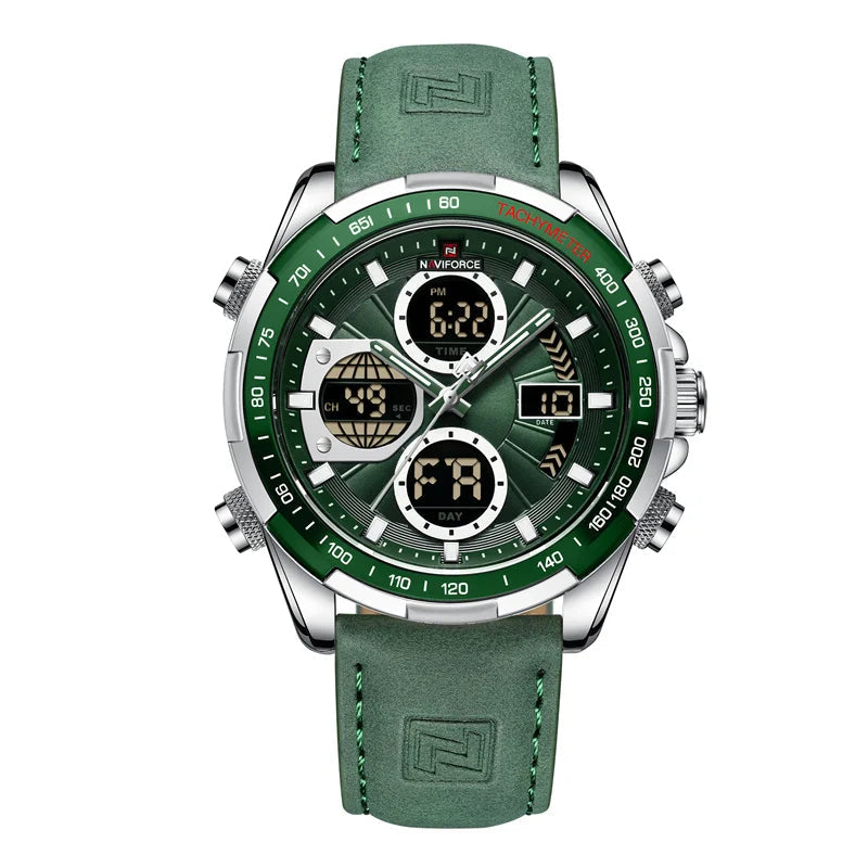 Relógio Naviforce Militar Esportivo Vanguard Green NF9197