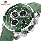Relógio Naviforce Militar Esportivo Vanguard Green NF9197