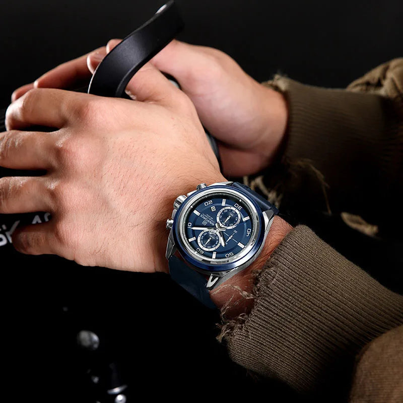 Relógio Naviforce Couro Legítimo NF8075