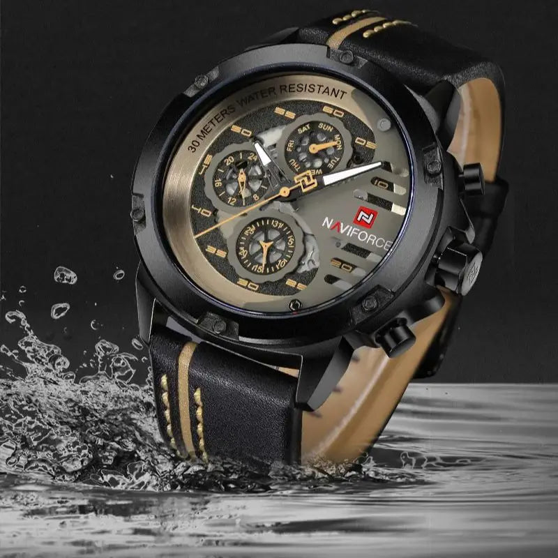 Relógio Naviforce Couro Premium NF9110