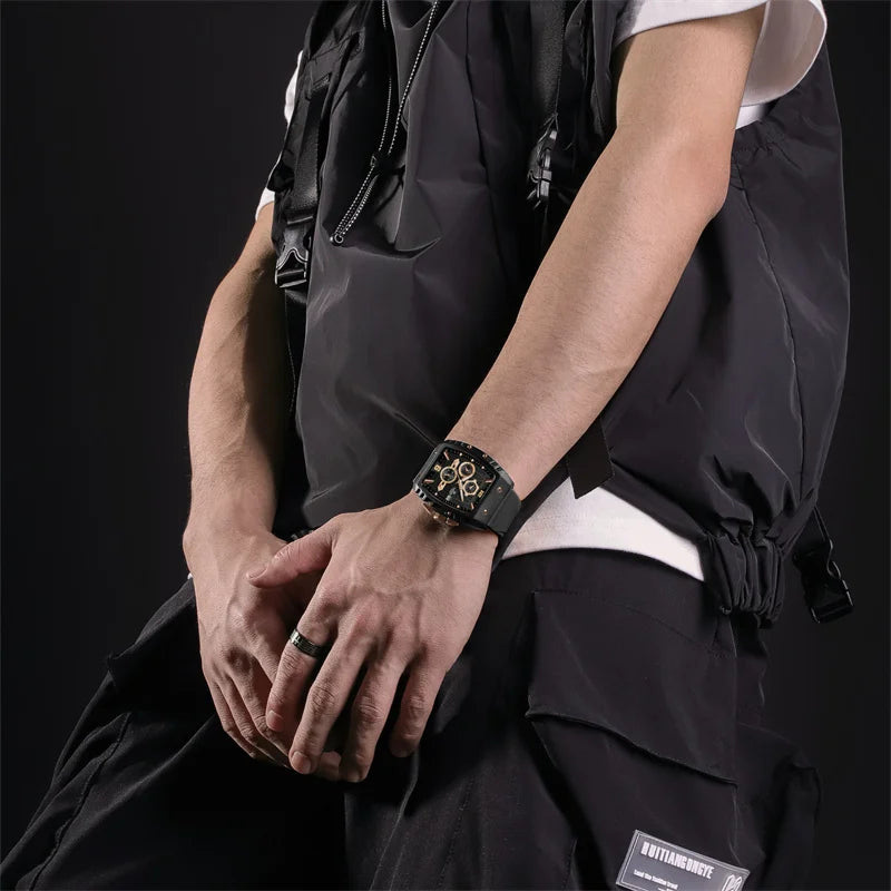 Relógio Naviforce Militar Tonneau NF8025