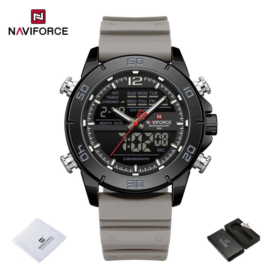Relógio Naviforce Esportivo Titan Black NF9253T