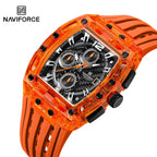 Relógio Naviforce Tonneau Colorido NF7105