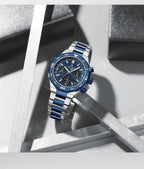 Relógio Naviforce Maverick NF8049 - Cronógrafo Aço Moderno