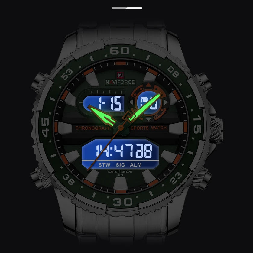 Relógio Naviforce Digital Militar NF9234