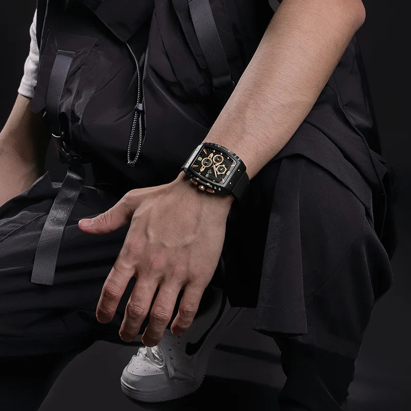 Relógio Naviforce Militar Tonneau NF8025