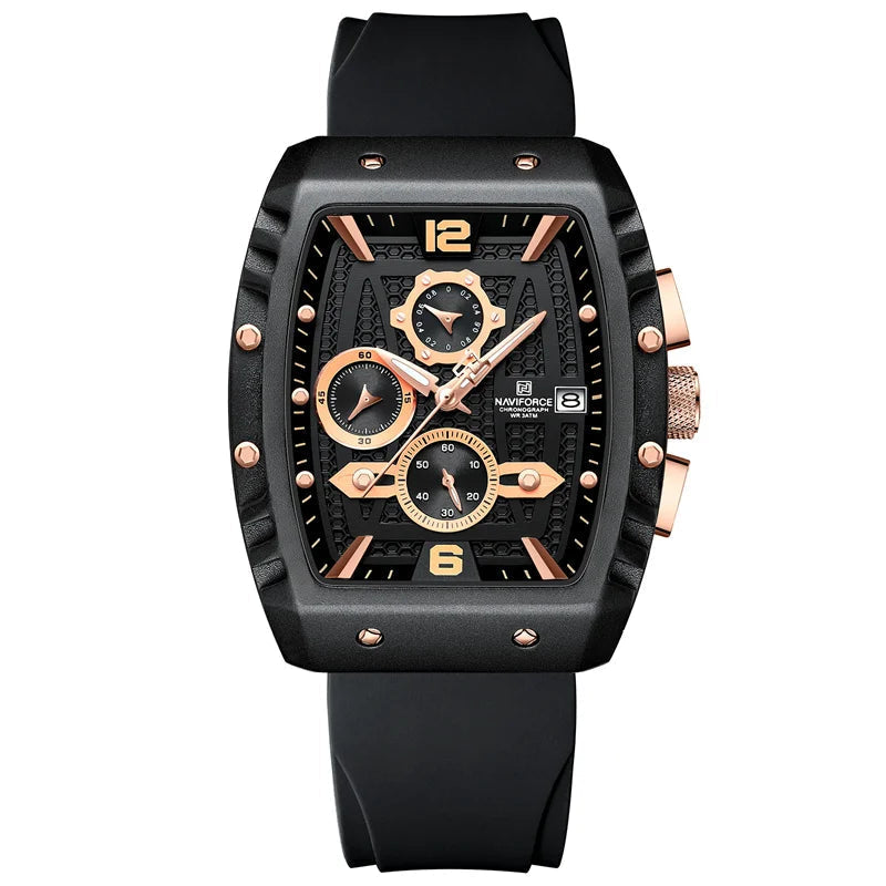 Relógio Naviforce Militar Tonneau NF8025