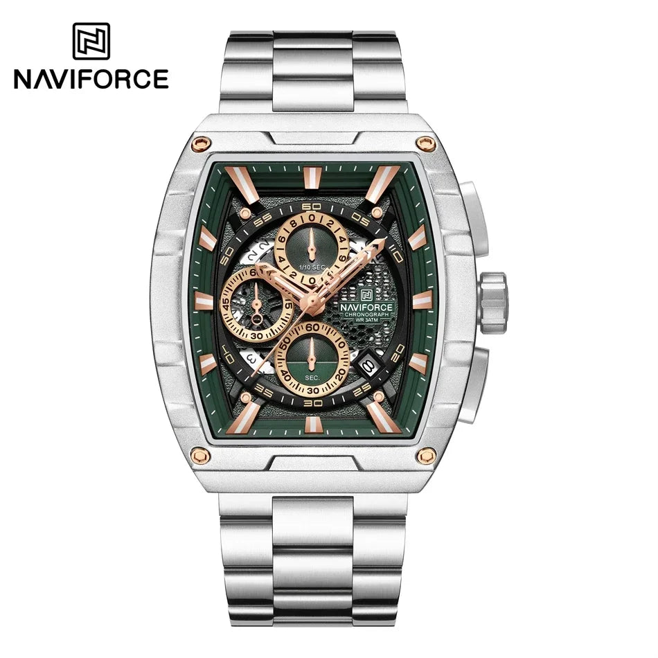 Relógio Naviforce Tonneau Aço NF8066