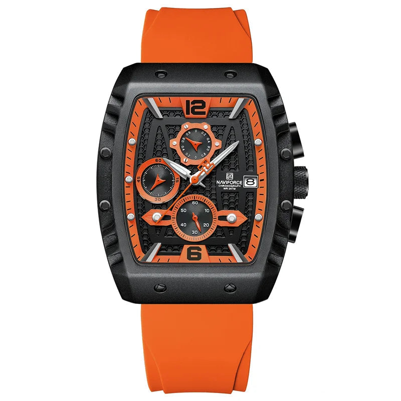 Relógio Naviforce Militar Tonneau NF8025