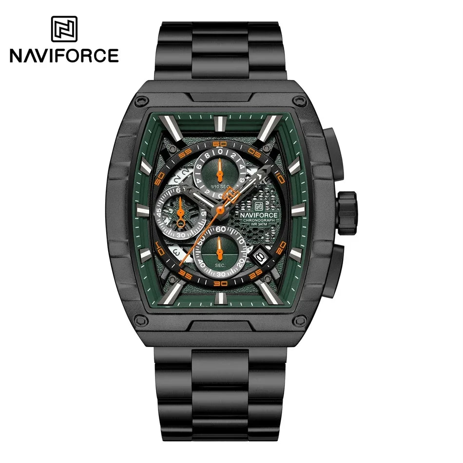 Relógio Naviforce Tonneau Aço NF8066