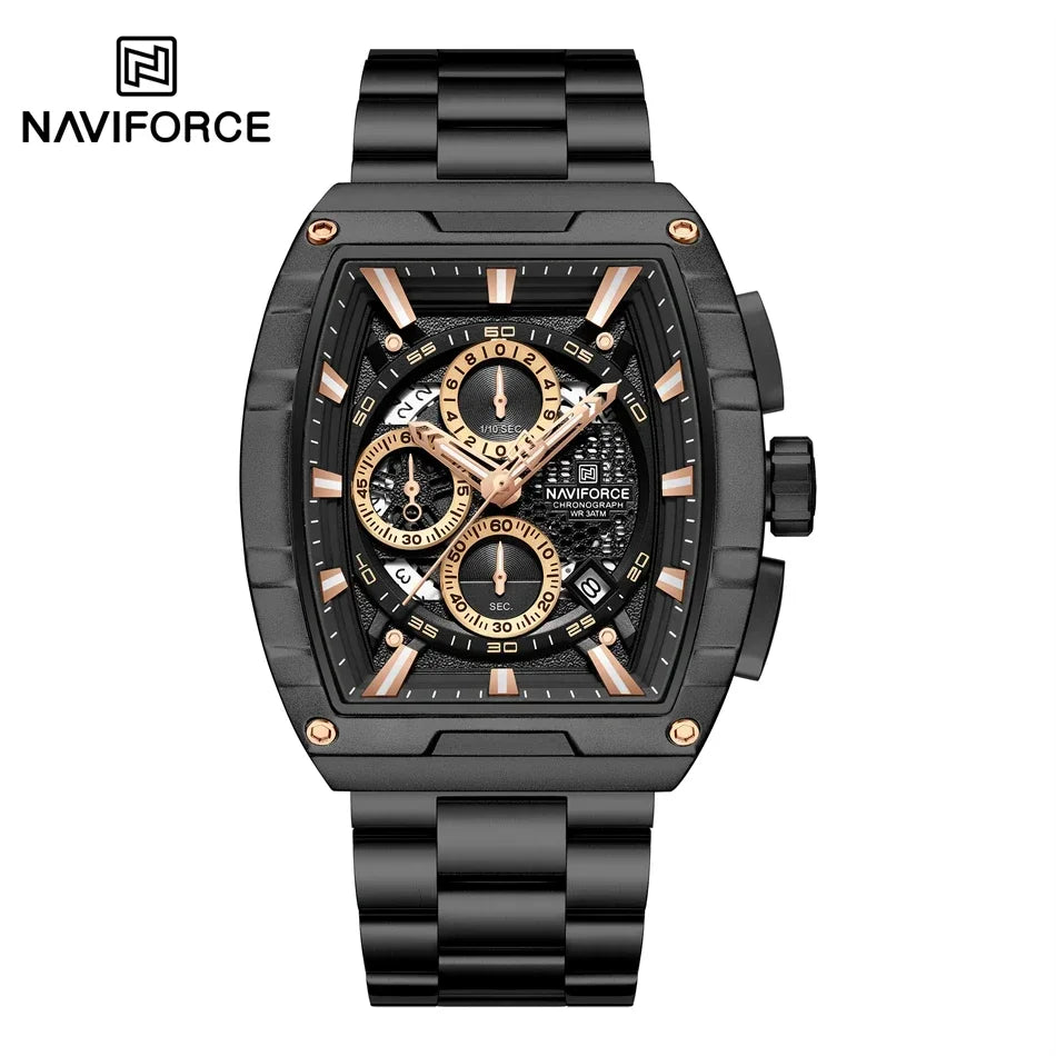 Relógio Naviforce Tonneau Aço NF8066