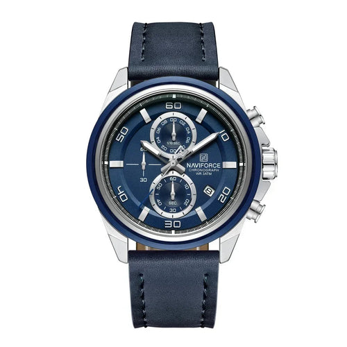Relógio Naviforce Couro Legítimo NF8075