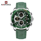 Relógio Naviforce Militar Esportivo Vanguard Green NF9197