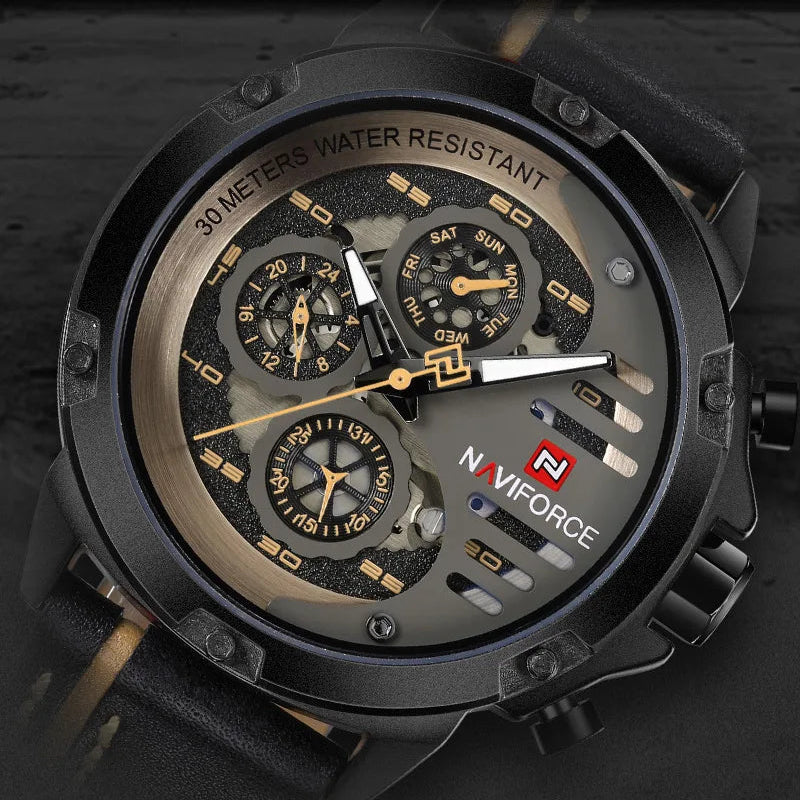 Relógio Naviforce Couro Premium NF9110