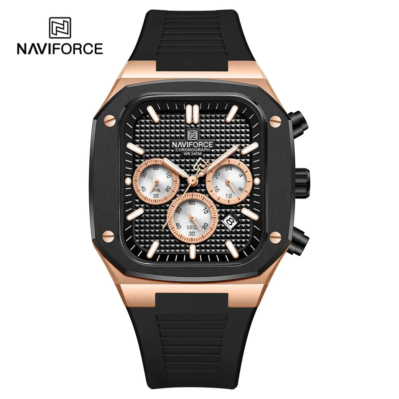 Relógio Naviforce Gold Square NF8037