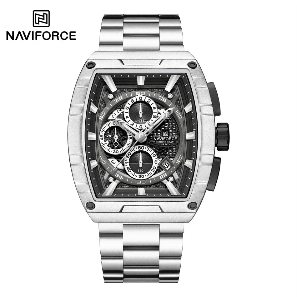 Relógio Naviforce Tonneau Aço NF8066