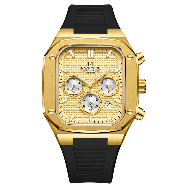 Relógio Naviforce Gold Square NF8037