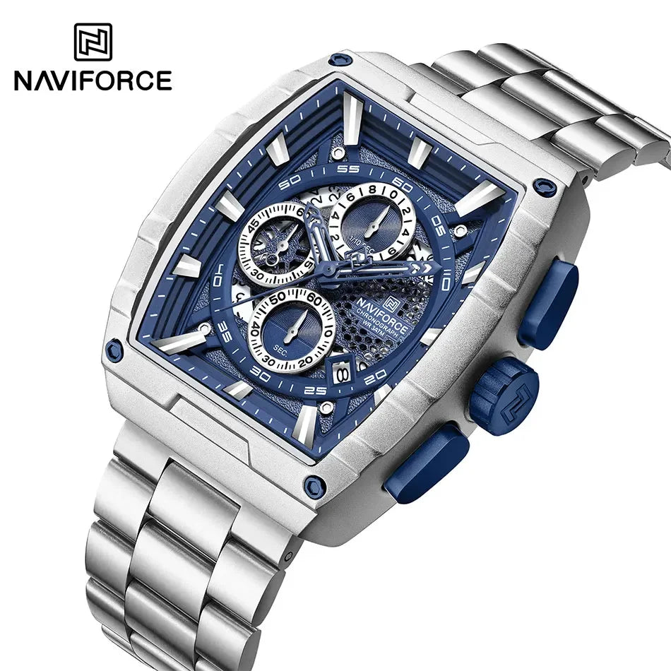 Relógio Naviforce Tonneau Aço NF8066