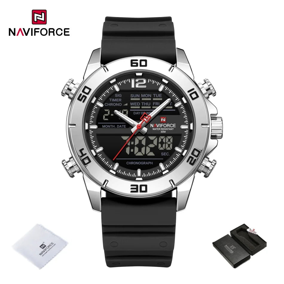 Relógio Naviforce Esportivo Titan Black NF9253T