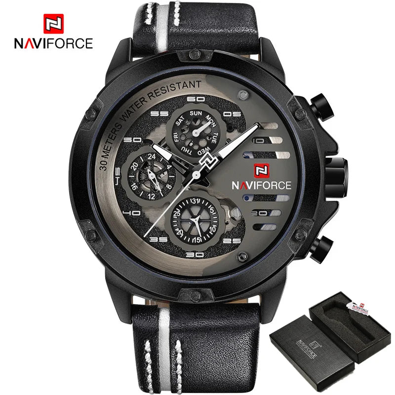 Relógio Naviforce Couro Premium NF9110