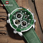 Relógio Naviforce Militar Esportivo Vanguard Green NF9197