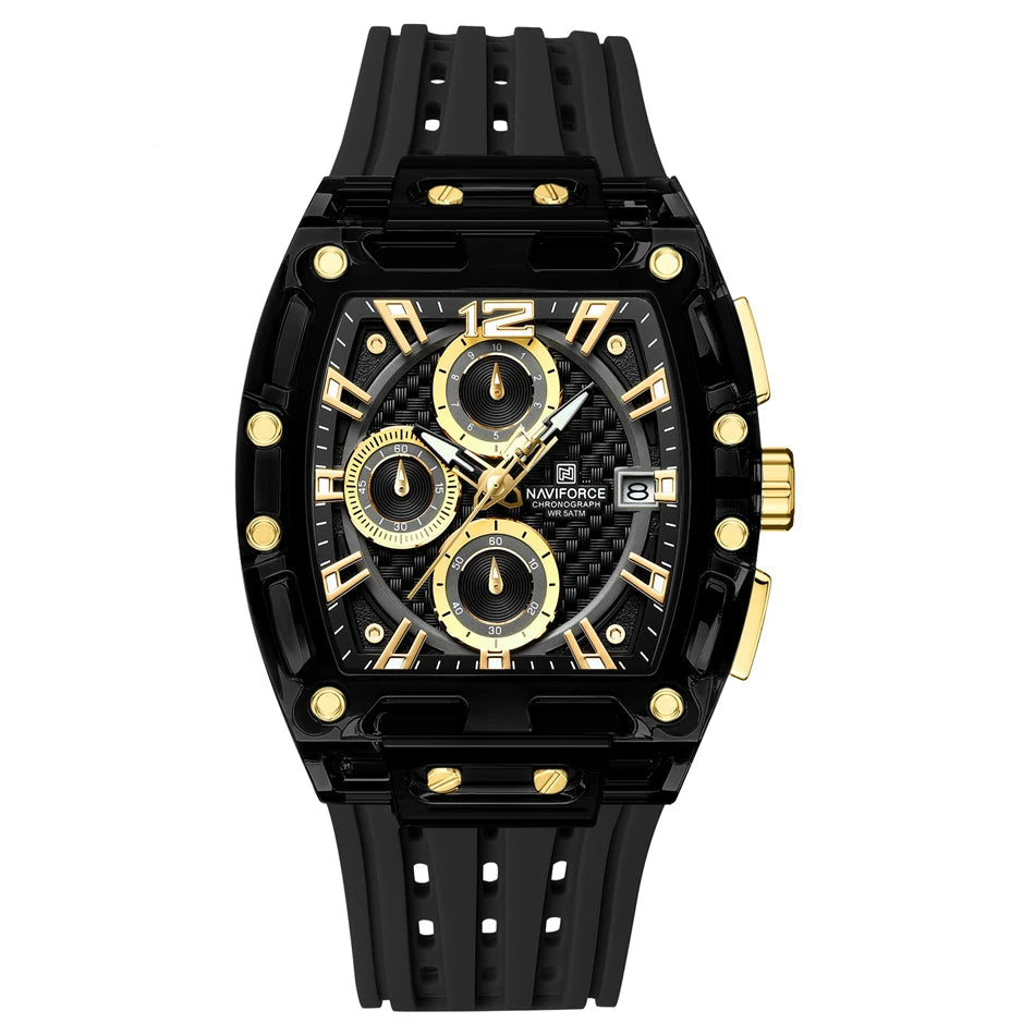Relógio Naviforce Tonneau Colorido NF7105