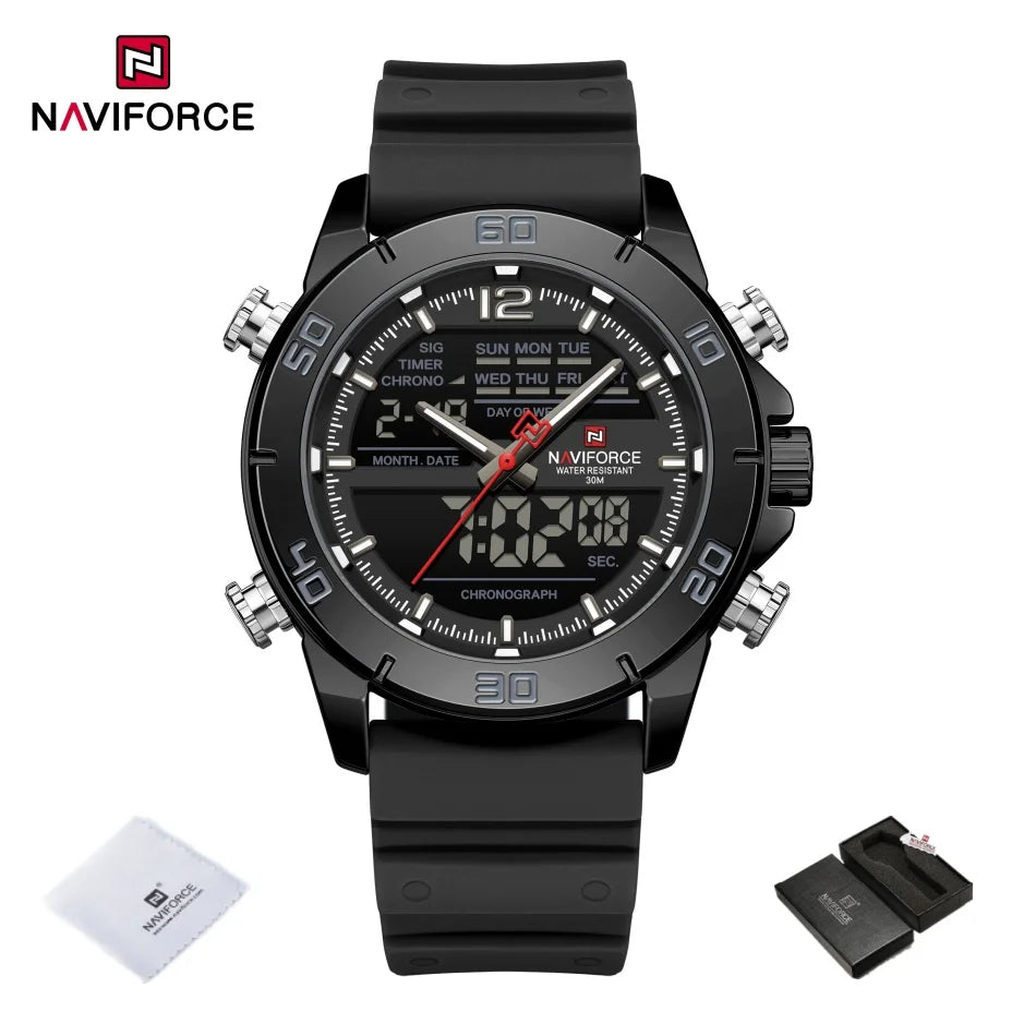 Relógio Naviforce Esportivo Titan Black NF9253T